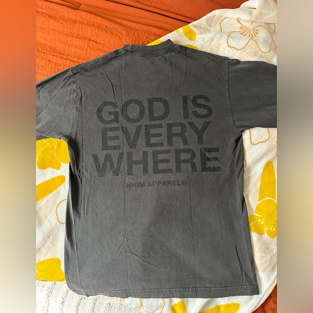 “God is everywhere” relaxed tee